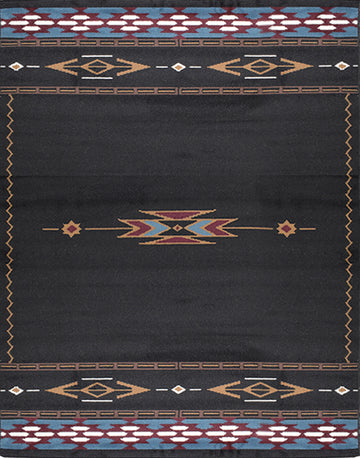X-3 Area Rug SW-H10011 Black