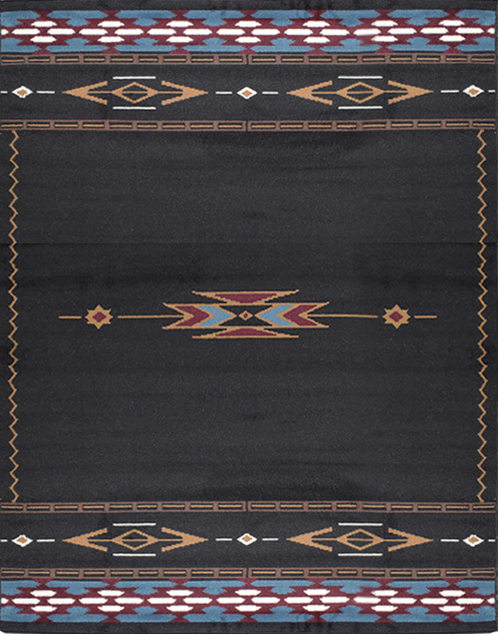 X-3 Area Rug SW-H10011 Black