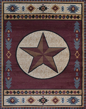 X-3 Area Rug TS-VR1304 Rose Brown