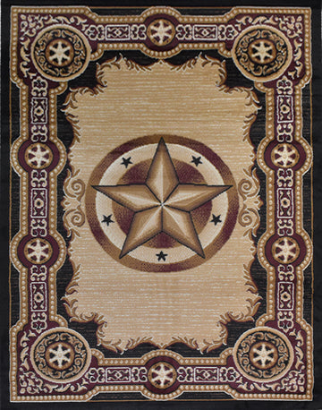 X-3 Area Rug TS-H5270 Black