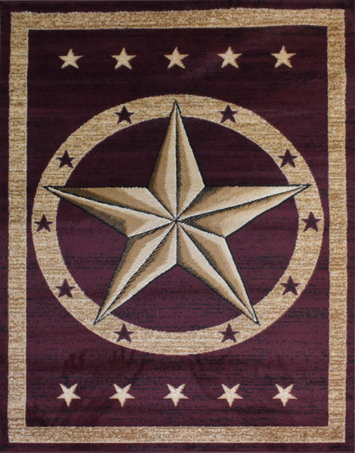 X-3 Area Rug TS-5220 Red