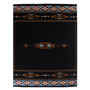 Great West Area Rug SW-H10011 Black