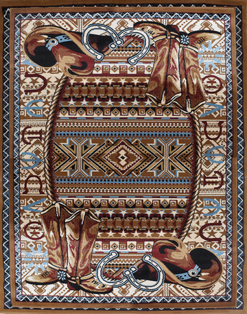 Great West Area Rug WRGLR-H5295 Rose Beige