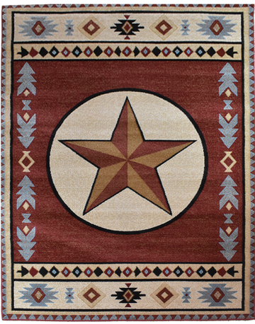 Great West Area Rug TS-VR1304 Rose Brown