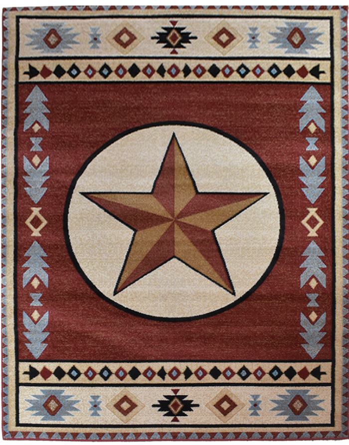 Great West Area Rug TS-VR1304 Rose Brown