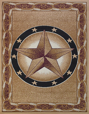 X-3 Area Rug TS-H5273 Beige Black