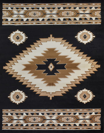 X-3 Area Rug SW-H5240 Black