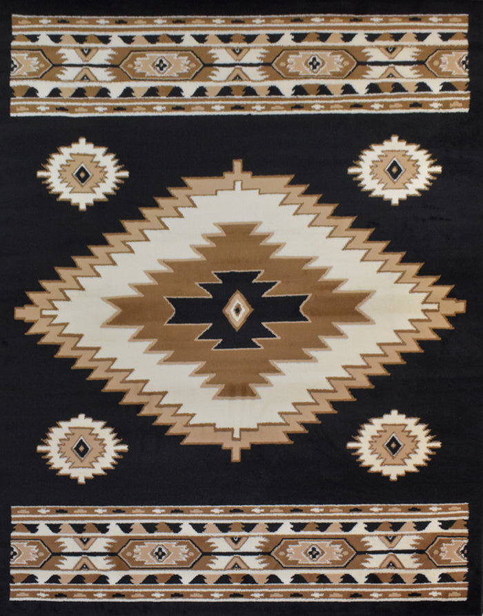 X-3 Area Rug SW-H5240 Black