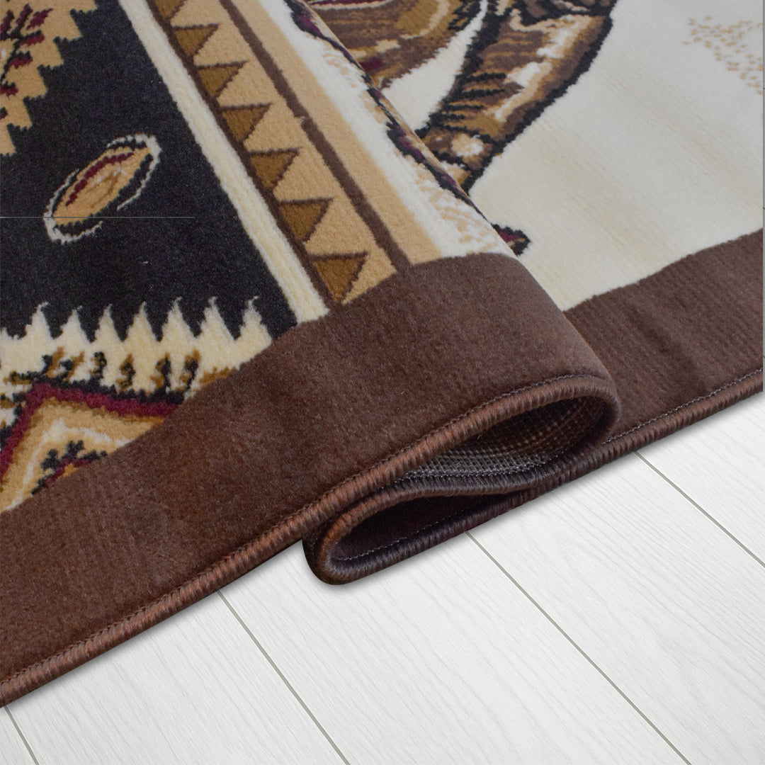 X-3 Area Rug PH-10007 Beige Brown