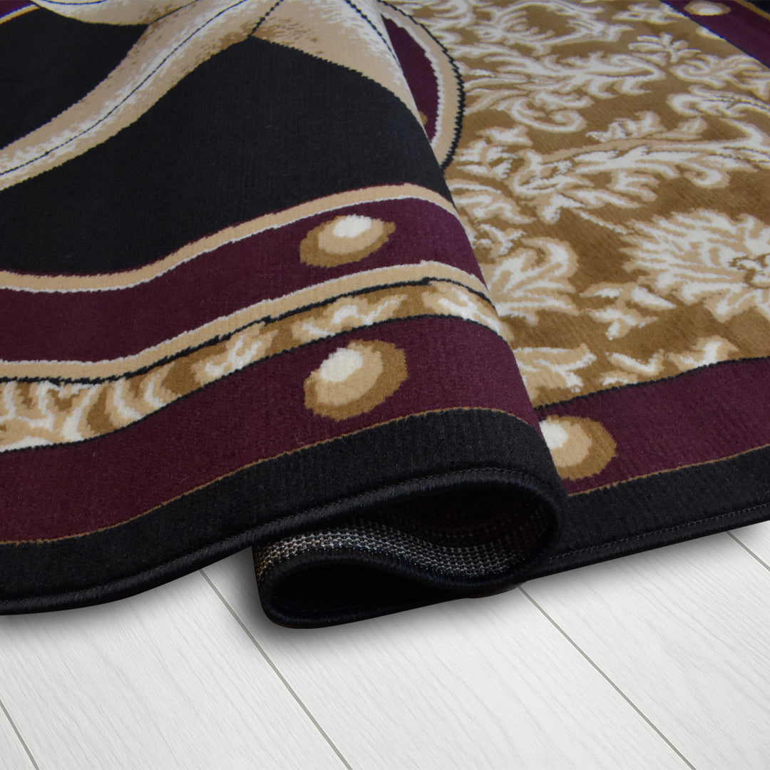 X-3 Area Rug TS-H5284 Black