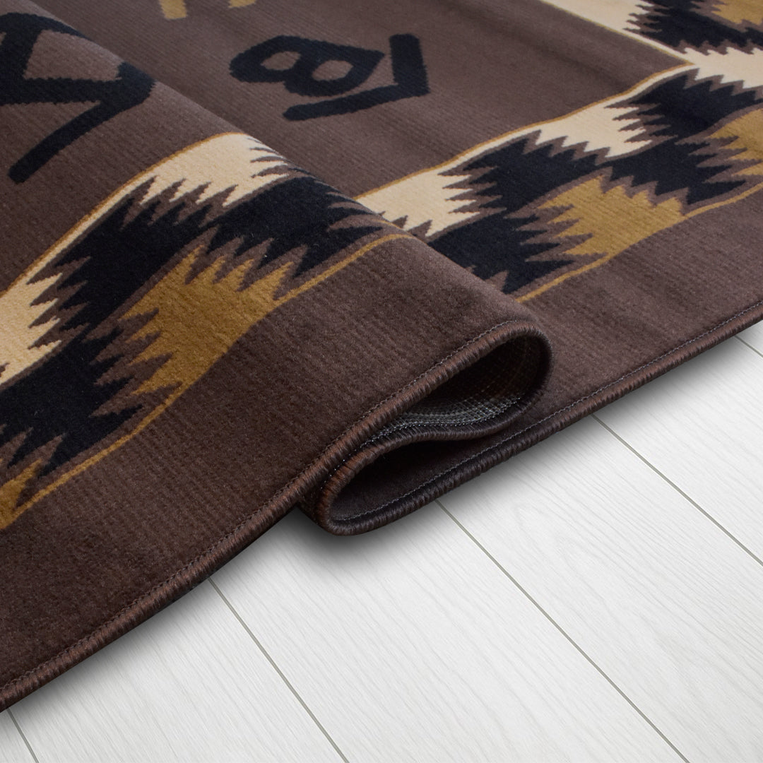 Wrangler Area Rug WRGLR-H5239 Brown