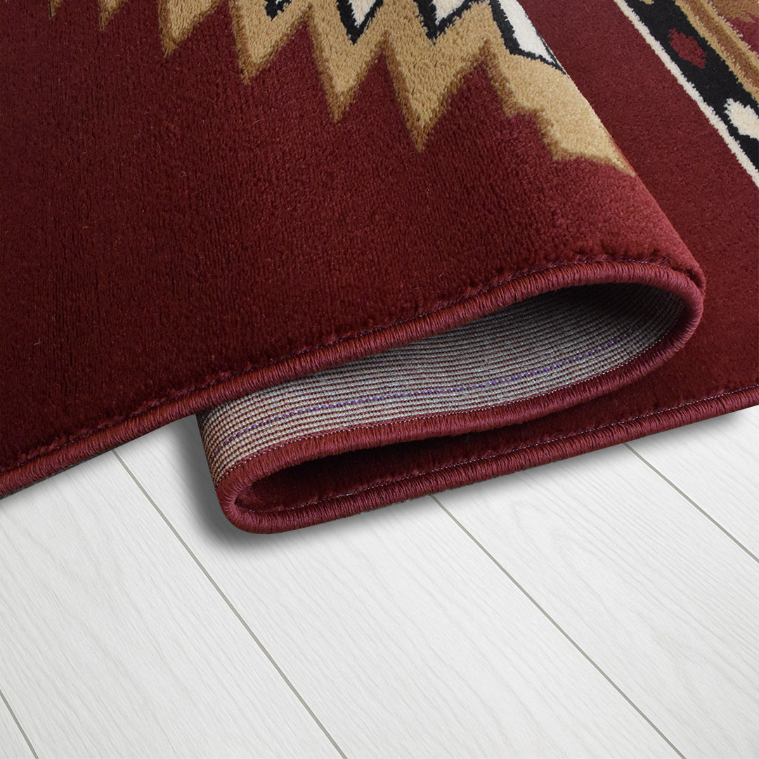 Great West Area Rug SW-H5240 D.red