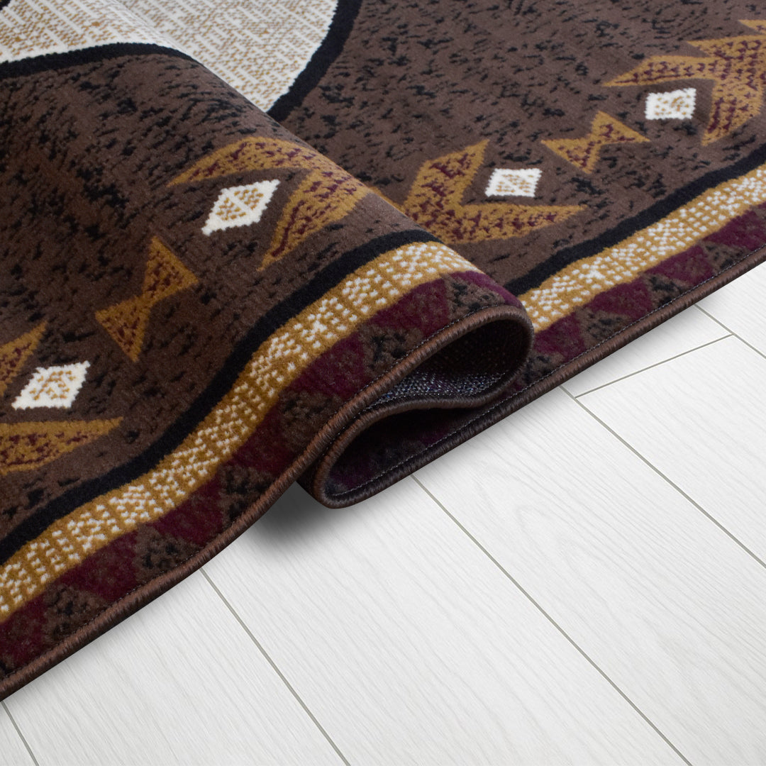 X-3 Area Rug TS-VR1304 Brown Beige