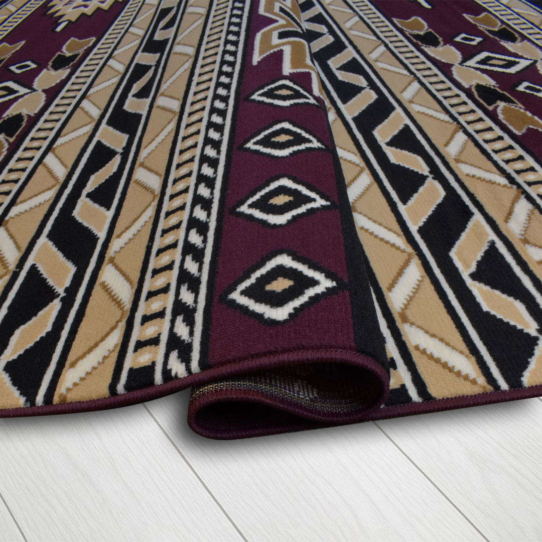 X-3 Area Rug SW-H5285 Red Black