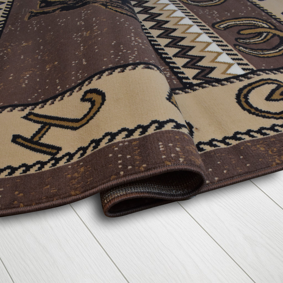 X-3 Area Rug PH-10006 Brown