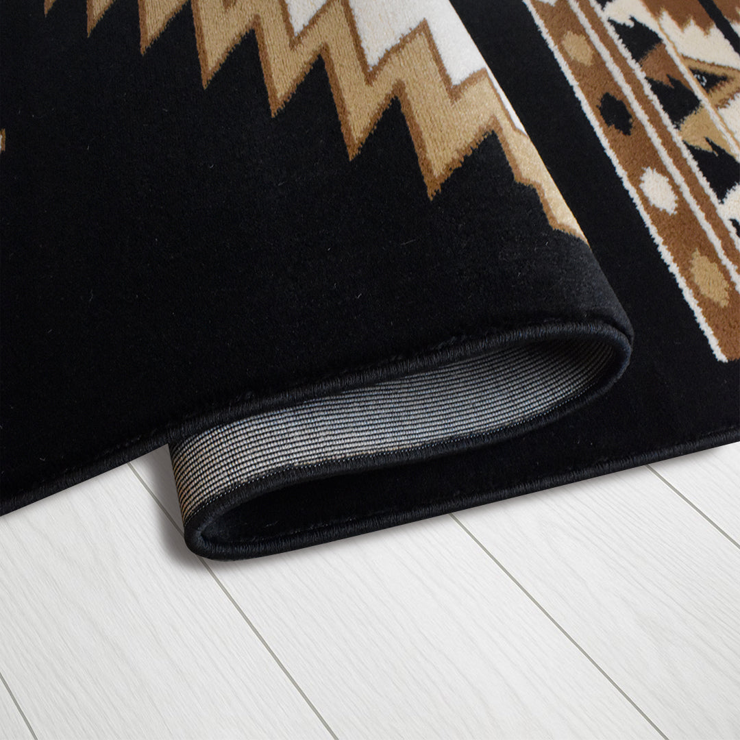 Great West Area Rug SW-H5240 Black
