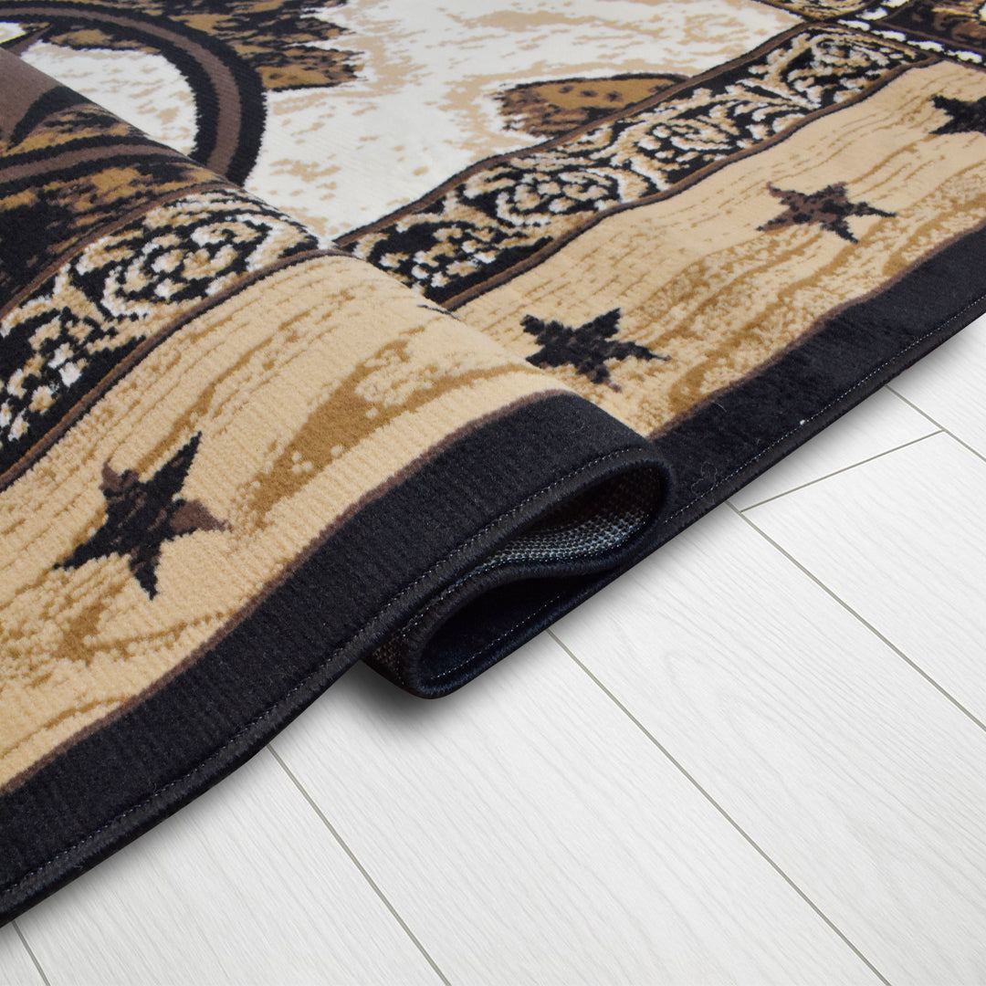 X-3 Area Rug TS-H5276 Black