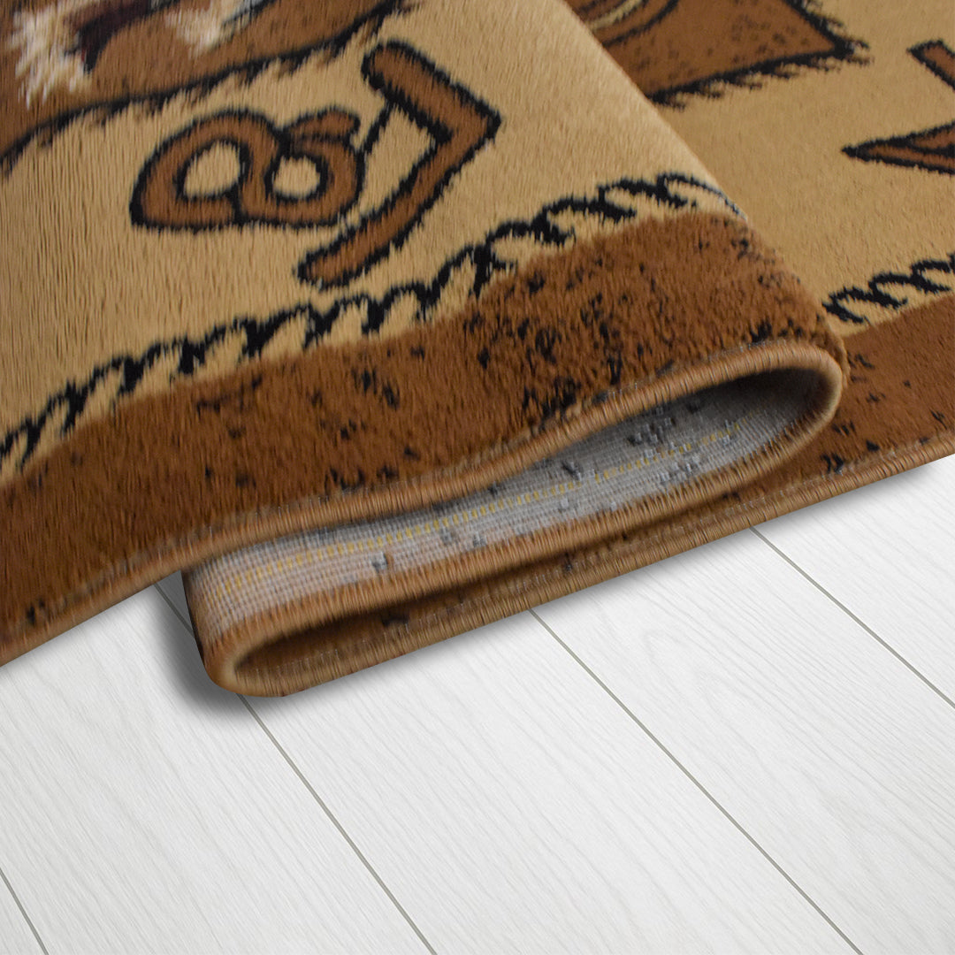Great West Area Rug PH-10006 Brown