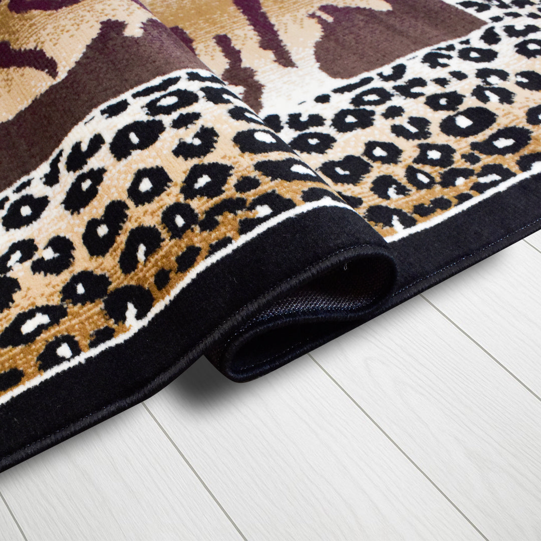 X-3 Area Rug SAF-H5287 Black