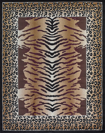 X-3 Area Rug SAF-H5287 Black