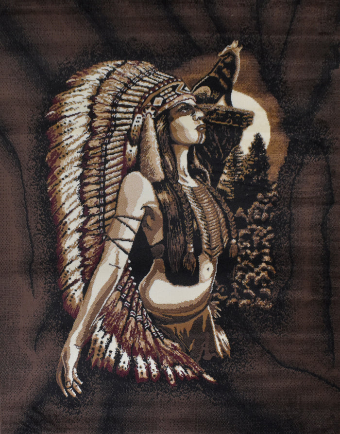 X-3 Area Rug IND-H5614 Brown