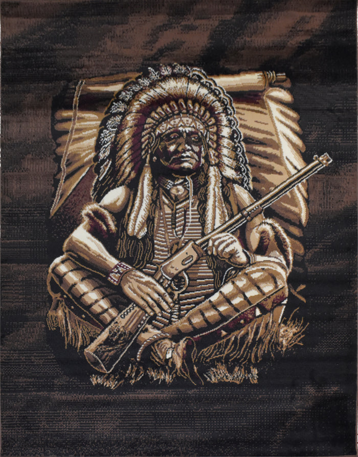X-3 Area Rug IND-H5615 Brown