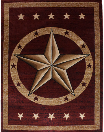 Great West Area Rug TS-5220 Red